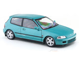 1991 Honda Civic EG6 Aztec Green Pearl 1:18 Solido Licensed Diecast Scale Model Car Collectible