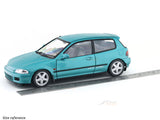 1991 Honda Civic EG6 Aztec Green Pearl 1:18 Solido Licensed Diecast Scale Model Car Collectible