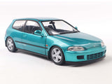 1991 Honda Civic EG6 Aztec Green Pearl 1:18 Solido Licensed Diecast Scale Model Car Collectible