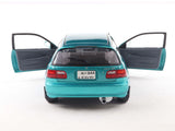 1991 Honda Civic EG6 Aztec Green Pearl 1:18 Solido Licensed Diecast Scale Model Car Collectible