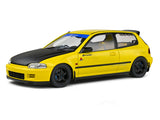 1991 Honda Civic EG6 Spoon Version Yellow Carnival 1:18 Solido Licensed Diecast Scale Model Car Collectible