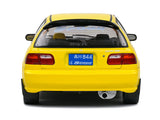 1991 Honda Civic EG6 Spoon Version Yellow Carnival 1:18 Solido Licensed Diecast Scale Model Car Collectible