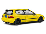 1991 Honda Civic EG6 Spoon Version Yellow Carnival 1:18 Solido Licensed Diecast Scale Model Car Collectible