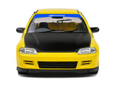 1991 Honda Civic EG6 Spoon Version Yellow Carnival 1:18 Solido Licensed Diecast Scale Model Car Collectible