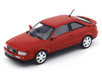 Borken Acrylic case : 1992 Audi Coupe S2 Red 1:43 Solido diecast Scale Model collectible