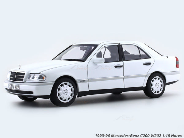 1993-96 Mercedes-Benz C200 W202 White 1:18 Norev diecast scale model car collectible