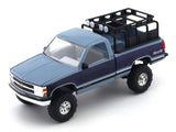 1993 Chevrolet Silverado 1500 4x4 blue 1:64 M2 Machines diecast scale model collectible