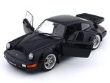 1993 Porsche 911 964 Turbo 3.6 Black 1:18 Solido diecast scale model car collectible