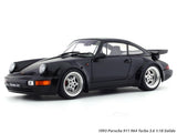 1993 Porsche 911 964 Turbo 3.6 Black 1:18 Solido diecast scale model car collectible