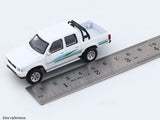 1993 Toyota Hilux white 1:64 JKM diecast scale model car miniature