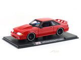 1993 Ford Mustang SVT Cobra with Acrylic Display Case 1:24 Maisto Licensed Diecast Scale Model Car Collectible | Fox Body Mustang | Buy in India