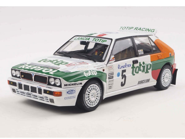 1993 Lancia Delta HF Integrale No 5 Rallye Monte Carlo 1:18 Solido Licensed Diecast Scale Model Car Collectible