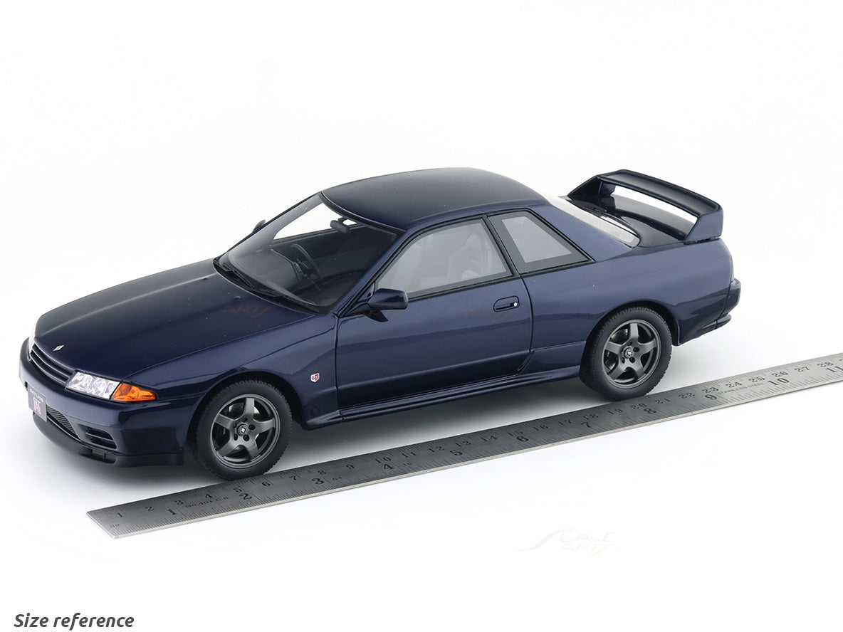 Y.2nd　ミニチュア 1993 Nissan Skyline GT-R BNR32 Dark Blue Pearl 1:18 OttOmobile