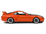 1993 Toyota Supra Mk4 A80 Streetfighter Orange 1:18 Solido Licensed Diecast Scale Model Car Collectible