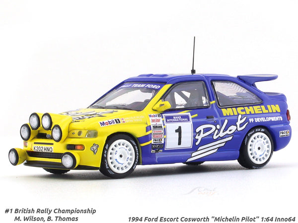 1994 Ford Escort Cosworth "Michelin Pilot" 1:64 Inno64 diecast scale model car