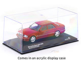 1994 Mercedes-Benz W124 E60 AMG Signal Red 1:43 Solido licensed diecast Scale Model collectible