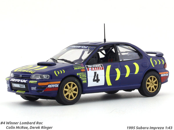 1995 Subaru Impreza #4 1:43 diecast scale model car collectible