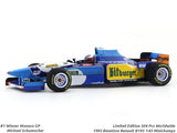 1995 Benetton Renault B195 Michael Schumacher 1:43 Minichamps licensed Formula 1 diecast scale model car