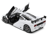 1996 McLaren F1 GTR Short Tail white 1:18 Solido licensed diecast scale model car collectible