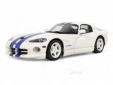1996 Dodge Viper GTS Coupe Stone White 1:18 GT Spirit Premium Resin Model Car | Limited Edition Muscle Collectible | Buy in India
