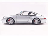 1996 Porsche 911 (993) 4S Polar Silver 1:18 Solido Licensed Diecast Scale Model Car Collectible
