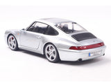 1996 Porsche 911 (993) 4S Polar Silver 1:18 Solido Licensed Diecast Scale Model Car Collectible