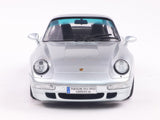 1996 Porsche 911 (993) 4S Polar Silver 1:18 Solido Licensed Diecast Scale Model Car Collectible
