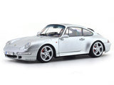 1996 Porsche 911 (993) 4S Polar Silver 1:18 Solido Licensed Diecast Scale Model Car Collectible