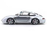 1996 Porsche 911 (993) 4S Polar Silver 1:18 Solido Licensed Diecast Scale Model Car Collectible