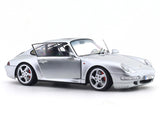 1996 Porsche 911 (993) 4S Polar Silver 1:18 Solido Licensed Diecast Scale Model Car Collectible