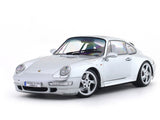 1996 Porsche 911 (993) 4S Polar Silver 1:18 Solido Licensed Diecast Scale Model Car Collectible
