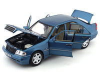 1997-2000 Mercedes-Benz C Class W202 blue 1:18 Norev diecast scale model car collectible