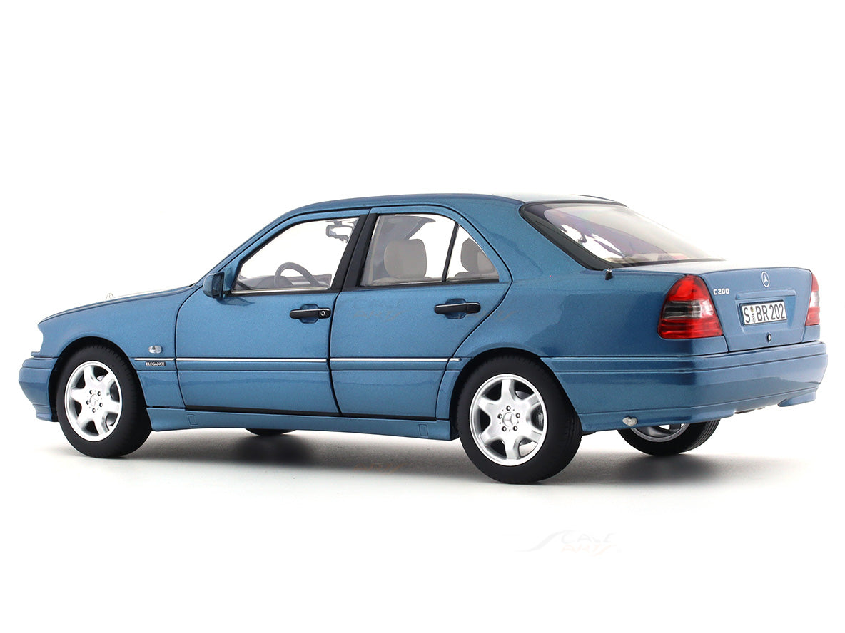 1997-2000 Mercedes-Benz C Class W202 blue 1:18 Norev diecast scale ...