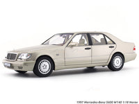 1997 Mercedes-Benz S600 W140 Smoke silver 1:18 Norev diecast scale model car