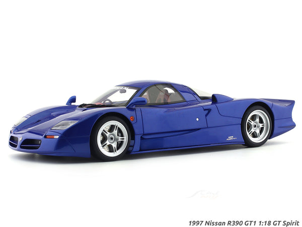 NISSAN R390 1997 Bleu - 1:18 GT Spirit GT403 NISSAN R390 1997 Bleu - 1:18 GT Spirit GT403