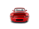 1997 Porsche 911 993 Carrera RS Red 1:18 Solido Licensed Diecast Scale Model Car Collectible