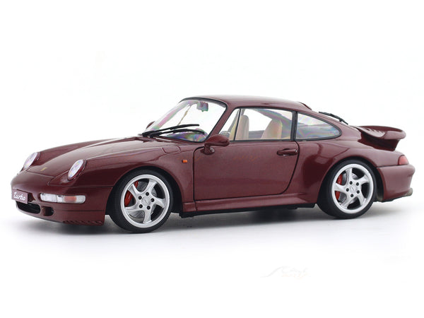 1997 Porsche 911 993 Clubsport Arena Red 1:18 Solido Licensed Diecast Scale Model Car Collectible
