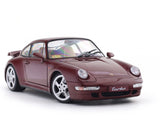 1997 Porsche 911 993 Clubsport Arena Red 1:18 Solido Licensed Diecast Scale Model Car Collectible