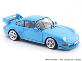 1997 Porsche 911 993 Clubsport Riviera Blue 1:18 Solido Licensed Diecast Scale Model Car Collectible