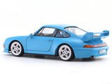 1997 Porsche 911 993 Clubsport Riviera Blue 1:18 Solido Licensed Diecast Scale Model Car Collectible