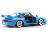 1997 Porsche 911 993 Clubsport Riviera Blue 1:18 Solido Licensed Diecast Scale Model Car Collectible