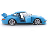 1997 Porsche 911 993 Clubsport Riviera Blue 1:18 Solido Licensed Diecast Scale Model Car Collectible
