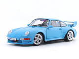 1997 Porsche 911 993 Clubsport Riviera Blue 1:18 Solido Licensed Diecast Scale Model Car Collectible