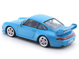 1997 Porsche 911 993 Clubsport Riviera Blue 1:18 Solido Licensed Diecast Scale Model Car Collectible