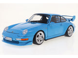 1997 Porsche 911 993 Clubsport Riviera Blue 1:18 Solido Licensed Diecast Scale Model Car Collectible