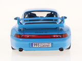 1997 Porsche 911 993 Clubsport Riviera Blue 1:18 Solido Licensed Diecast Scale Model Car Collectible