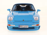 1997 Porsche 911 993 Clubsport Riviera Blue 1:18 Solido Licensed Diecast Scale Model Car Collectible