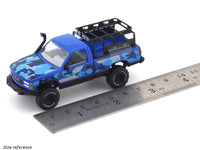 1998 GMC Sierra 1500 blue 1:64 M2 Machines diecast scale car collectible