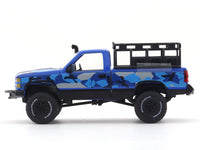 1998 GMC Sierra 1500 blue 1:64 M2 Machines diecast scale car collectible