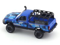 1998 GMC Sierra 1500 blue 1:64 M2 Machines diecast scale car collectible